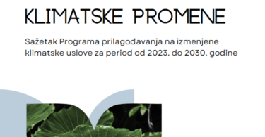 Sazetak Programa prilagodjavanja na izmenjene klimatske uslove 2023-2024